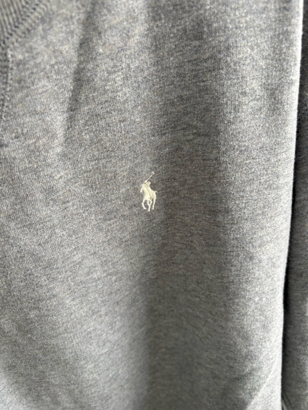 Polo by Ralph Lauren Logo Gray Crewneck Sweatshirt - Picture 9 of 9